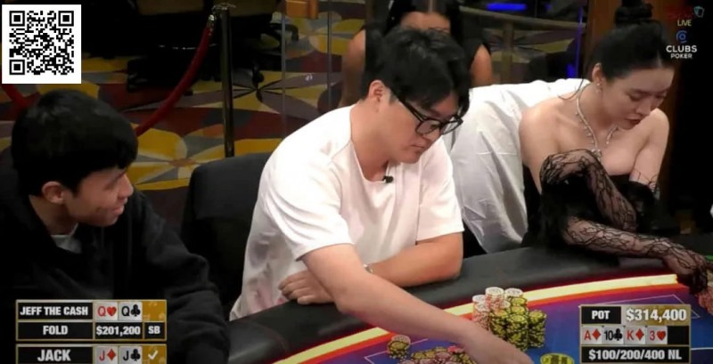 【DD扑克】5bet底池高压对决，看JJ如何逼退QQ