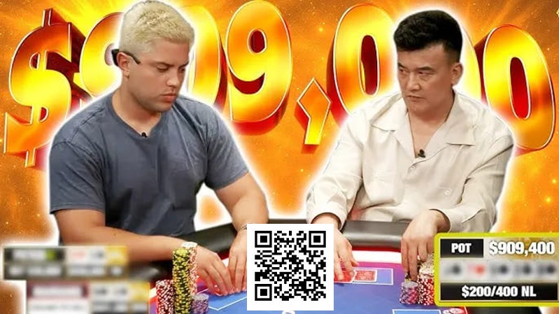【DD扑克】河牌同时中顺！Mariano一张牌改命，绝杀中国老板