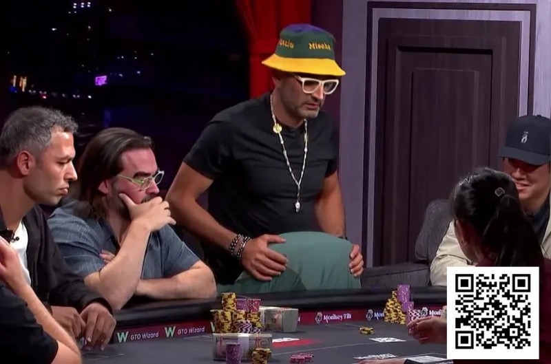 【DD扑克】史上最惨cooler之一！A葫芦撞四条8，魔术师豪夺82W刀巨池！