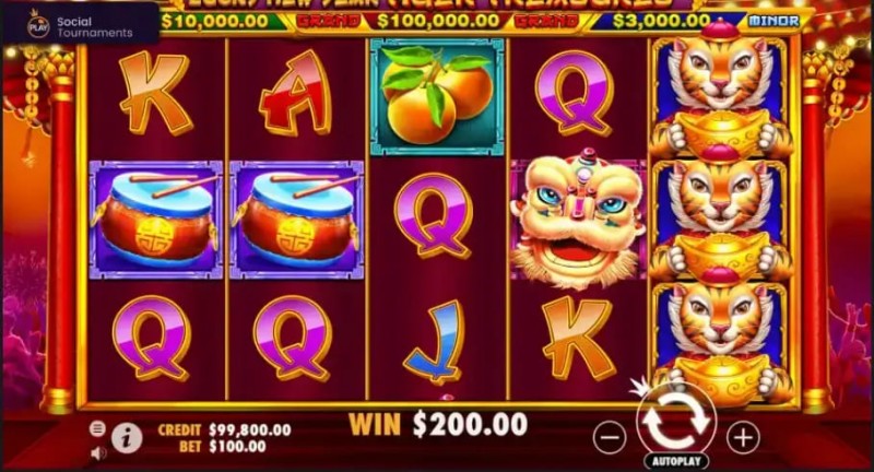 【DD扑克】大发娱乐国风主题老虎机力作——舞狮送财深度介绍