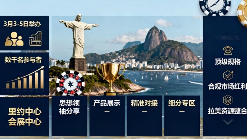【DD扑克】2026 里约 SBC 峰会重磅登场 数千人共探巴西博彩新机遇