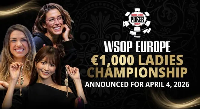 【DD扑克】WSOP欧洲站女士赛亮相布拉格!冠军将颁发全新设计金手链