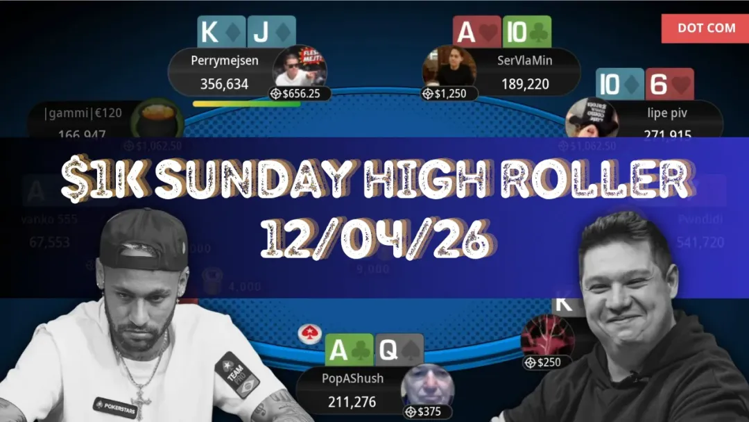 【DD扑克】牌局分析 | 内马尔决赛桌弃掉领先强牌，错失夺冠良机屈居亚军