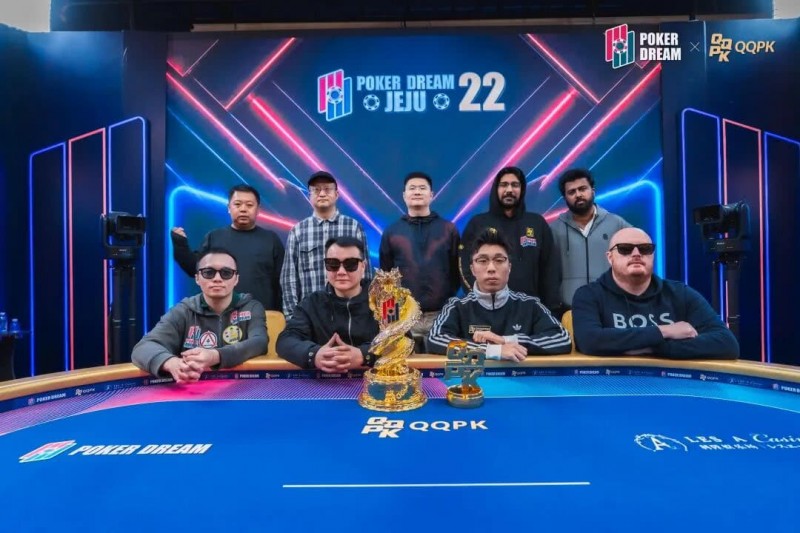 【DD扑克】PD22济州站｜主赛FT诞生，何俊杰领衔4名中国选手决战决赛圈；QQPK战队“暖暖”从短码逆袭到QQPK大师赛季军，J High抓诈成经典！