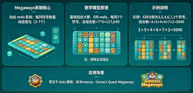 【DD扑克】Megaways机制解析:117,649种赢钱方式背后的数学模型。