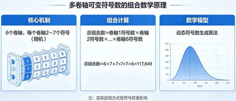 【DD扑克】Megaways机制解析:117,649种赢钱方式背后的数学模型。