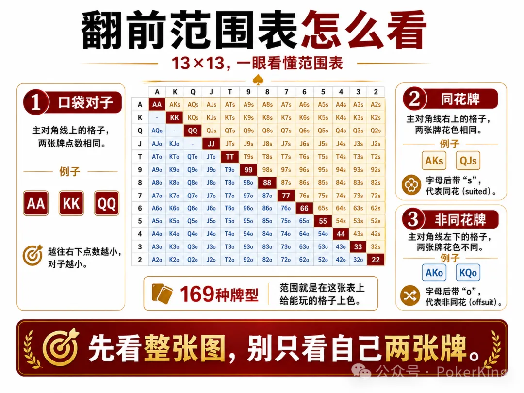 【DD扑克】别只盯着自己两张牌:新手德州扑克中最容易被忽略的“范围思维”