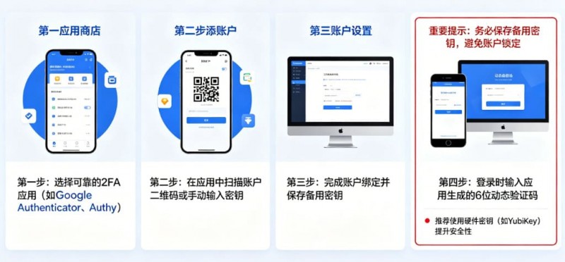 【DD扑克】如何设置高强度的账户二次验证(2FA)