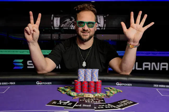 【DD扑克】2026WSOP | 10K H.O.R.S.E.赛朱跃奇获第29名,3K六人桌DannyTang第38名