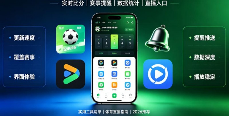 【DD扑克】盘点2026年最好用的5个足球比分直播APP