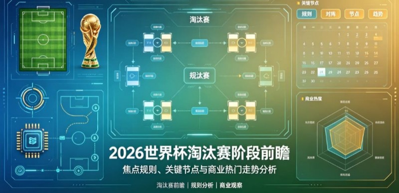 【DD扑克】2026世界杯淘汰赛阶段前瞻:焦点规则、关键节点与商业热门走势分析