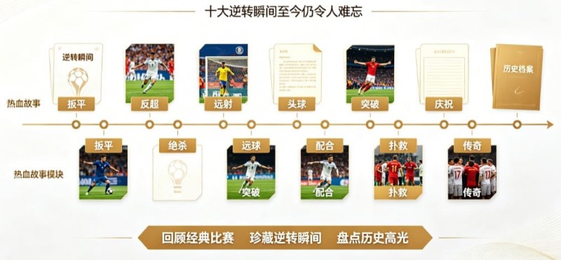 【DD扑克】世界杯历史经典比赛回顾：十大逆转瞬间至今仍令人难忘