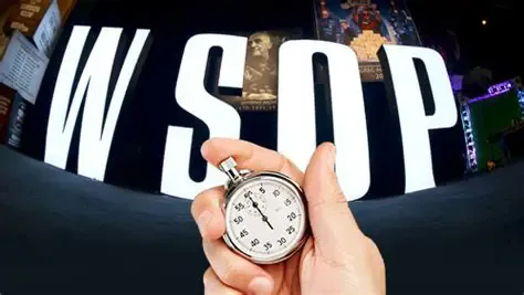 【DD扑克】17分钟长考的代价:全体上钟!WSOP中途改规则玩家当场炸锅