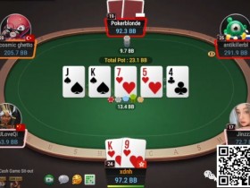 【DD扑克】牌局分析:为啥不cbet,delay cbet为啥这么大,为啥bluff river?