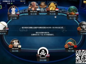 【DD扑克】中国选手Yuan Jie强势挺进WSOP金戒指神秘百万赛FT!Top赏金87万刀得主出炉