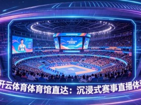 【DD扑克】开云体育体育馆直达:沉浸式赛事直播体验